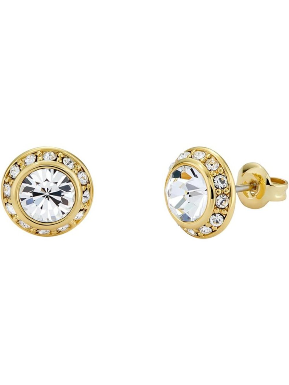 Sparkle Crystal Stud Earrings for Women - Elegant Solitaire Design, Perfect Gift